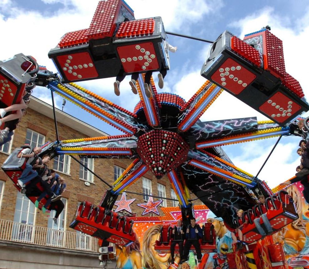 Big Spinning Carnival Ride