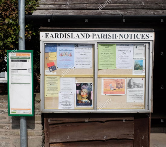 Herefordshire Village Notice Board